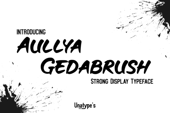 Aullya Gedabrush Font for Bold Branding