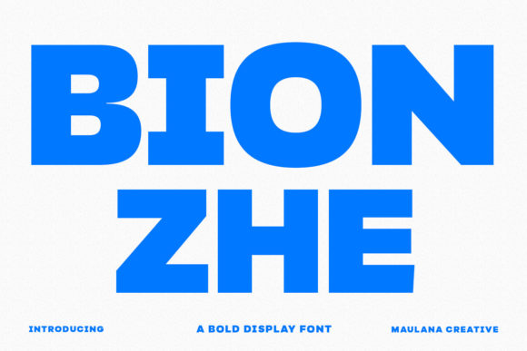 Bionzhe: A Bold Display Font for Web Design