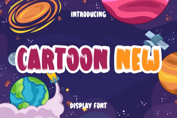 Cartoon New Font for Creative Brands