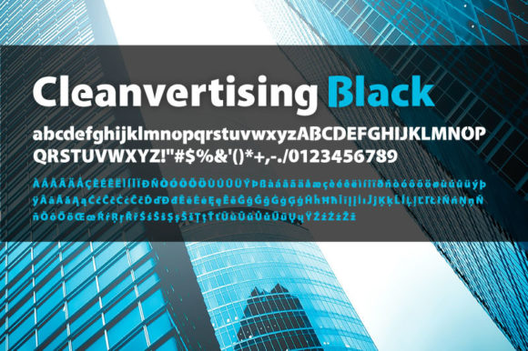Cleanvertising Font for Web Design