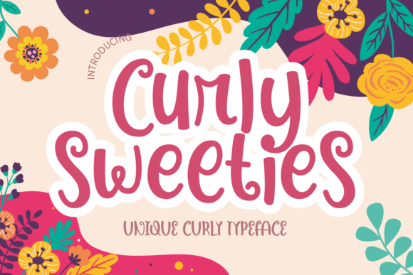 Curly Sweeties Font for Creative Businesses