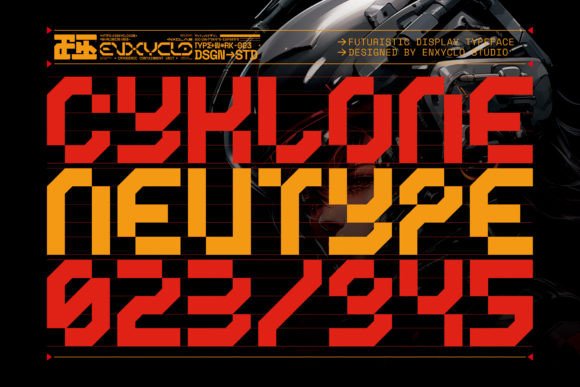 CYKLONE Font for Bold Branding