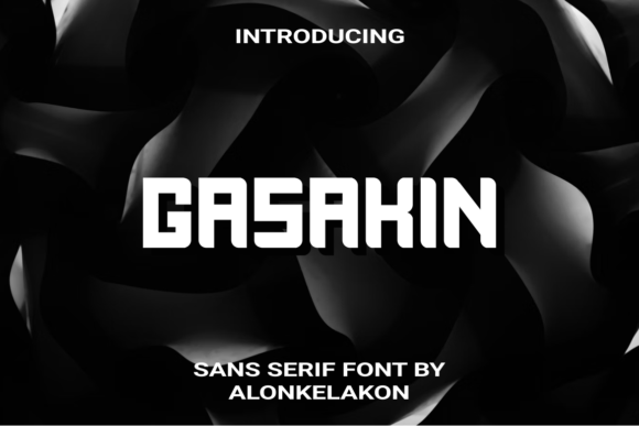 Gasakin: A Bold Display Font for Web Design