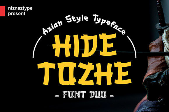 Hide Tozhe Font for Creative Projects