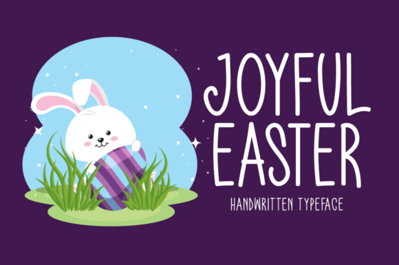 Joyful Easter Font for Creative Projects