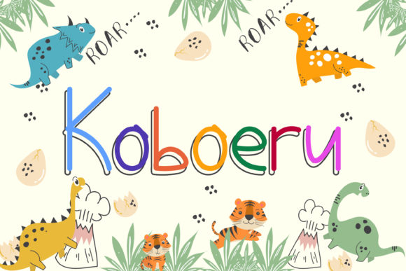 Koboeru: A Playful Display Font