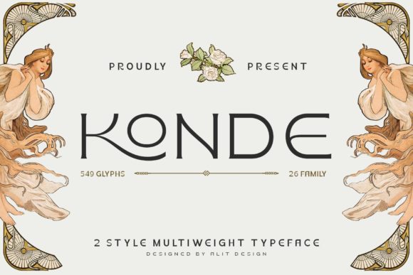 Konde: A Stylish Display Font