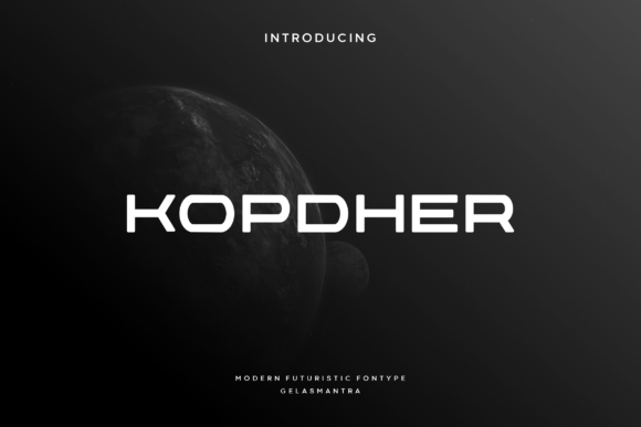 Kopdher: A Font for Modern Branding
