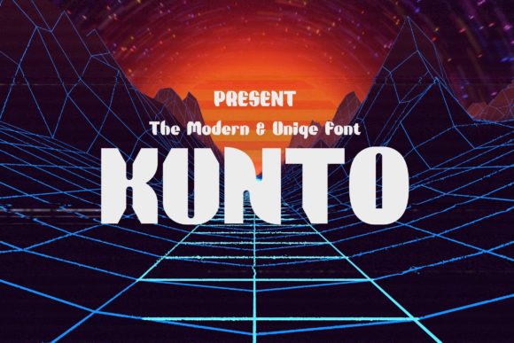 Kunto: A Display Font for Creative Makers