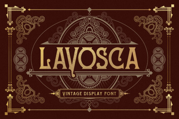 Lavosca: A Bold Display Font for Creative Campaigns