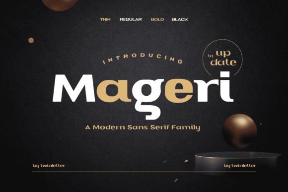 Mageri Font for Creative Projects