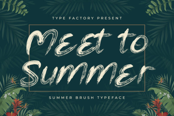 Meet to Summer Font for Bold Campaigns