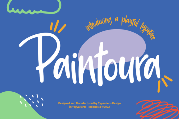 Paintoura: A Playful Display Font for Web Design
