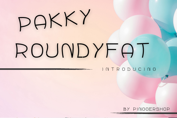 Pakky Roundyfat Font for Web Design