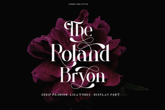 Roland Bryon Font for Editorial Design