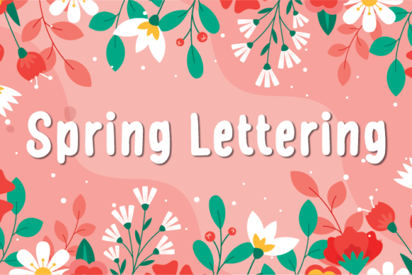 Spring Lettering Font