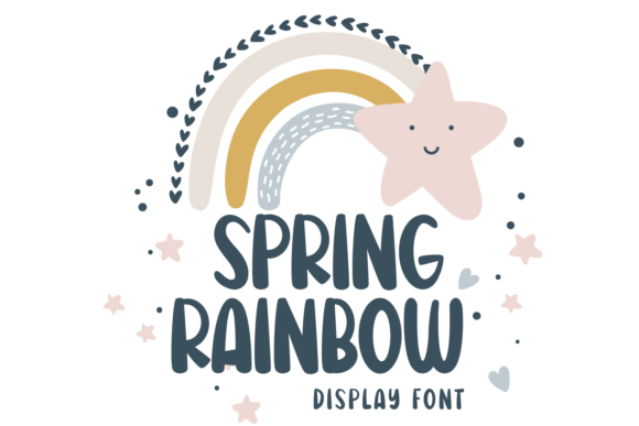 Spring Rainbow Font for Bold Campaigns