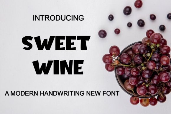 Sweet Wine Font for Business Branding