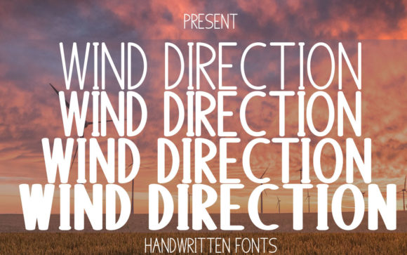 Wind Direction Font Review